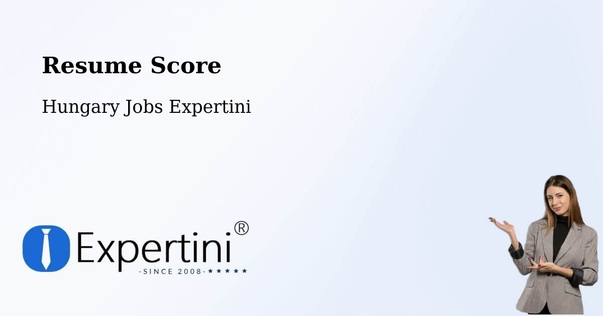 Resume Score & Job Description Match Tool – Onga - Hungary Jobs Expertini
